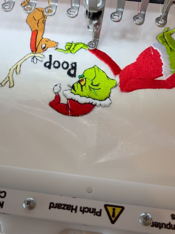 You’re a mean one Mr Grinch…..But Max is adorable. #grinch #grinchchristmas #christmas #riverfrontdesigncreations