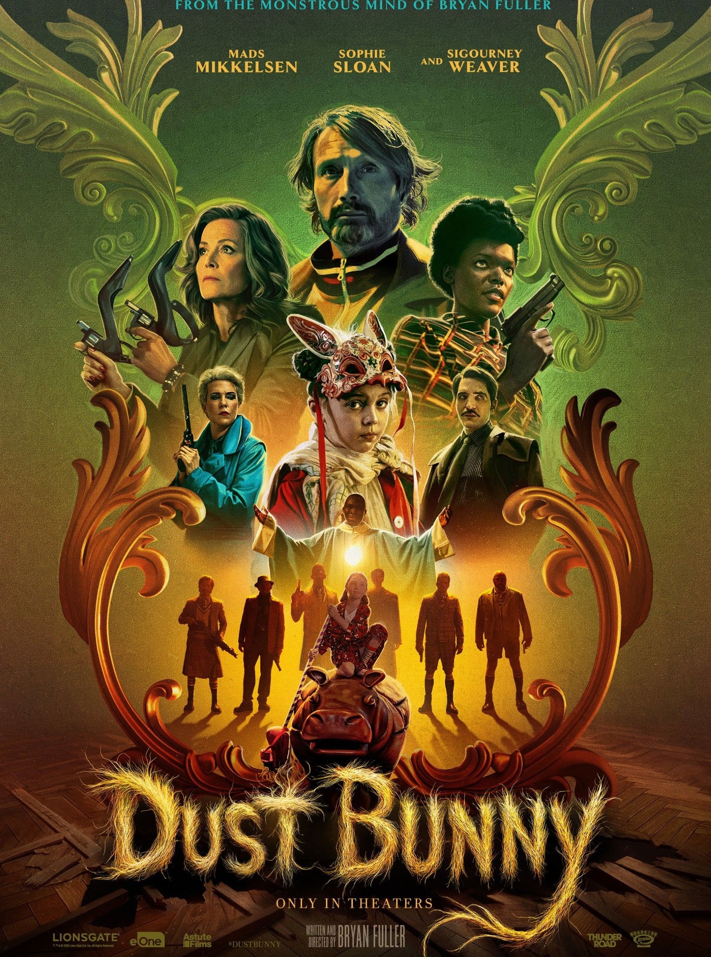 🎬🐇 Dust Bunny hits US cinemas today — featuring the wonderful Sheila Atim as Brenda 🎬🐇
In visionary creator Bryan Fuller’s (Hannibal, Pushing Daisies) fantastical and wickedly inventive feature directorial debut, a 10-year-old girl joins forces with her hitman neighbor to confront each other’s monsters.
Ten-year-old Aurora has a mysterious neighbor (Mads Mikkelsen) who kills real-life monsters — he’s a hitman for hire. When Aurora needs help defeating the monster she believes destroyed her family, she enlists his services. Suspecting her parents may have fallen victim to assassins targeting him, the neighbor reluctantly takes the job. To protect her, he must battle an onslaught of assassins and come to terms with the fact that some monsters are very real.
@sheilaatim
#DustBunny #SheilaAtim #MadsMikkelsen #BryanFuller #HorrorFilm #ThrillerMovies #NowInCinemas #CertifiedFresh #RottenTomatoes #NewRelease #FilmPremiere #IndieFilm #CinemaLovers #FantasyHorror