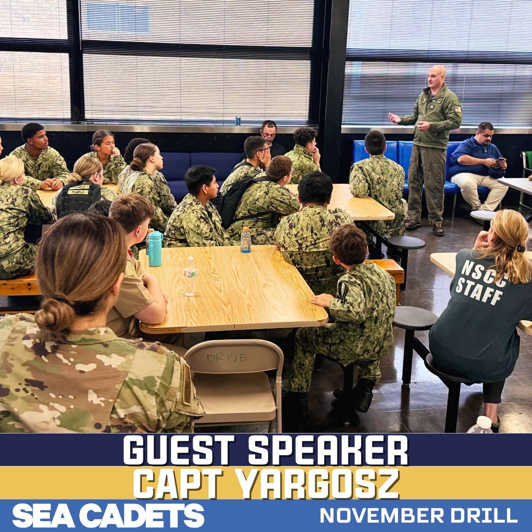 โ๐ Special Guest: CAPT Yargosz Visits! ๐โ
We were honored to welcome CAPT Yargosz, U.S. Navy, who shared stories, career paths, and inspiration with our cadets. Hearing firsthand from a Navy leader motivates our future sailors and strengthens our love for service. Thank you, Captain! ๐๐บ๐ธ
#SeaCadets #NavyLeadership #GuestSpeaker #Inspiration #FutureSailors #CadetLife