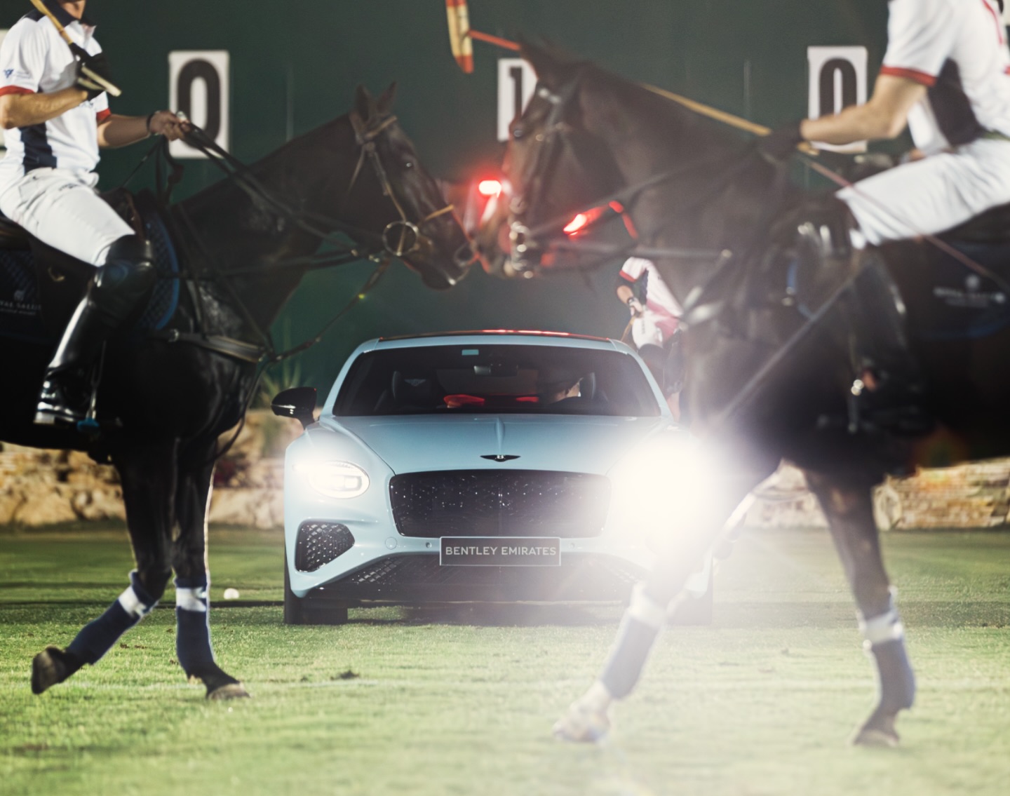 Horsepower. @bentleymotors 📸 @samuelmchurchill #abudhabi #britishpoloday
