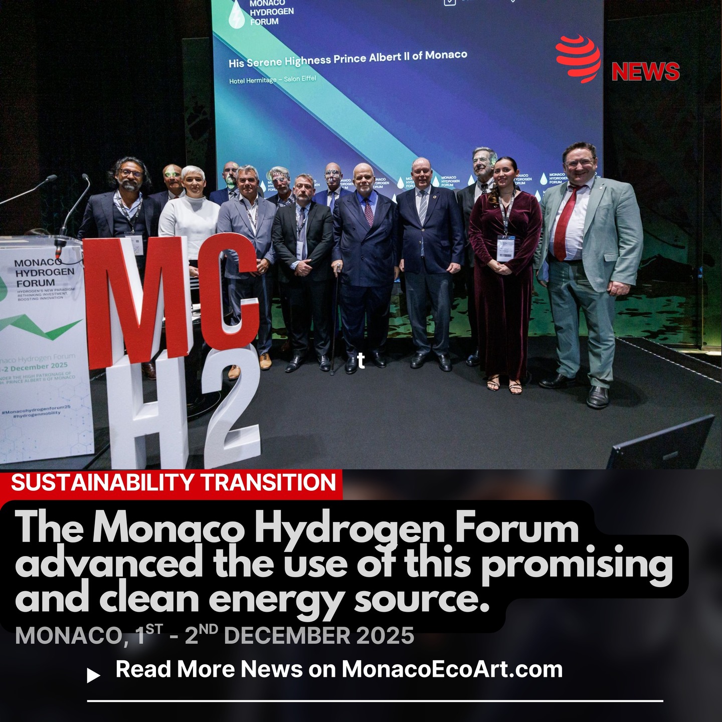✒🇲🇨 MONACŒCOART®
⚡♻️ SUSTAINABILITY TRANSITION
🇬🇧🇺🇸 The Monaco Hydrogen Forum advanced the use of this promising and clean energy source.
🇫🇷 Le Forum de Monaco sur l’Hydrogène a fait progresser l’utilisation de cette source d’énergie prometteuse et propre.
🇮🇹 II Forum Monaco sull’Idrogeno ha portato avanti l’uso di questa fonte energetica promettente e pulita..
🇪🇸 El Foro del Hidrógeno de Mónaco ha promovido la utilización de esta fuente de energía prometedora y limpia.
Read the full text of the article at: www.monacoecoart.com
#ecosystem #future #sustainability #innovation #sport #challenge #transport #startup #company #transition #renewable #renewables #automotive #zero #emission #netzero #hydrogen #incentive #airport #port #vehicles #race 📸 © @hotelhermitagemc #monacohydrogenforum - Contents and Layout: © MonacoEcoArt.com @scorpiogroup @oceanslab_ @wew_hydrogen @hy_plug @iresen_officiel @zesstbyalmatech @drift_energy_ltd @gerard_spinelli