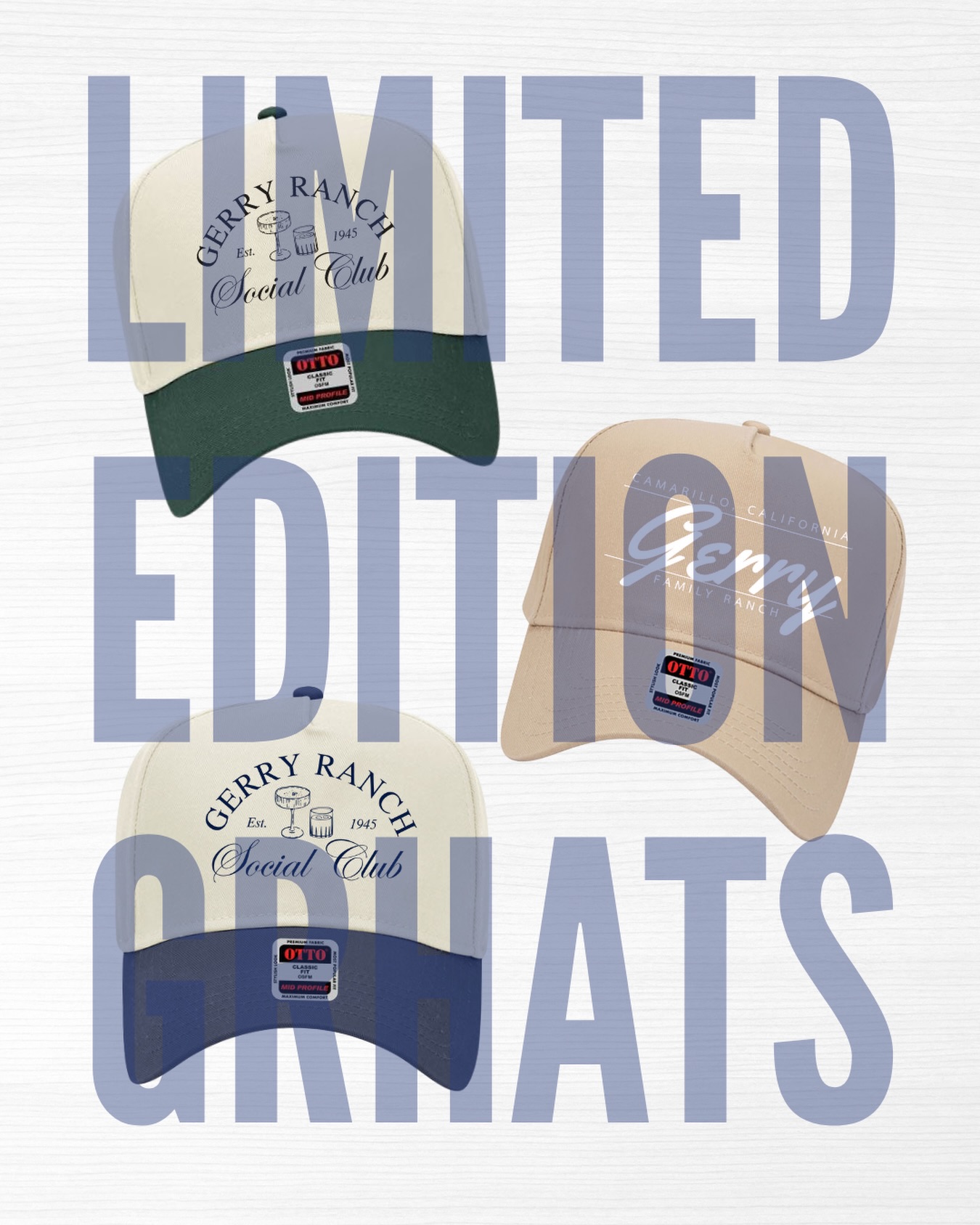 LIMITED EDITION GERRY RANCH HATS 🤠
Our new $35 Gerry Ranch hats are officially live — and available in limited quantities only.
Perfect for U-Pick days, sunny farm weekends, and anyone who loves our Camarillo countryside charm.
Order yours now — link in bio.
#GerryRanch #CamarilloCalifornia #VenturaCountyFarms