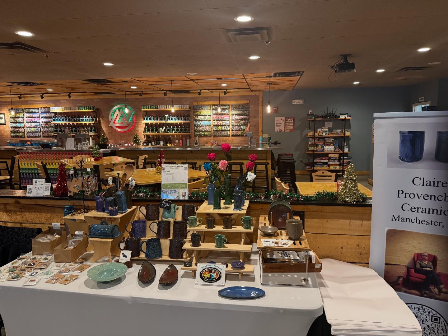 All set up @greatnorthale ! Come visit to shop local and enjoy a brew or two! 1-5pm