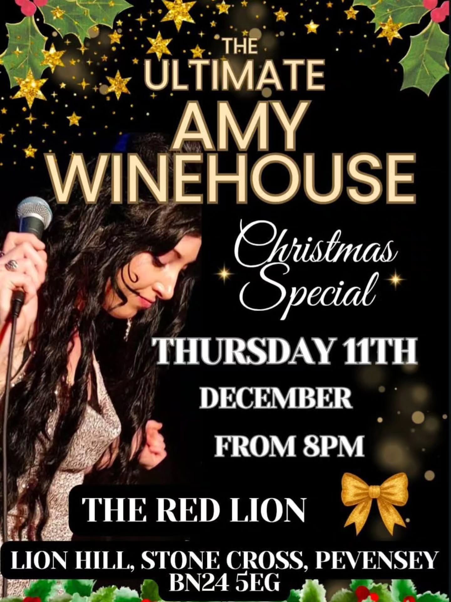 Simply having a wonderful Christmas time✨️
This Thursday ✨️ Amy Winehouse Christmas special🎄🥂🍻 #christmas #christmasseason #livemusic #christmastime #amywinehousetribute #christmasiscoming