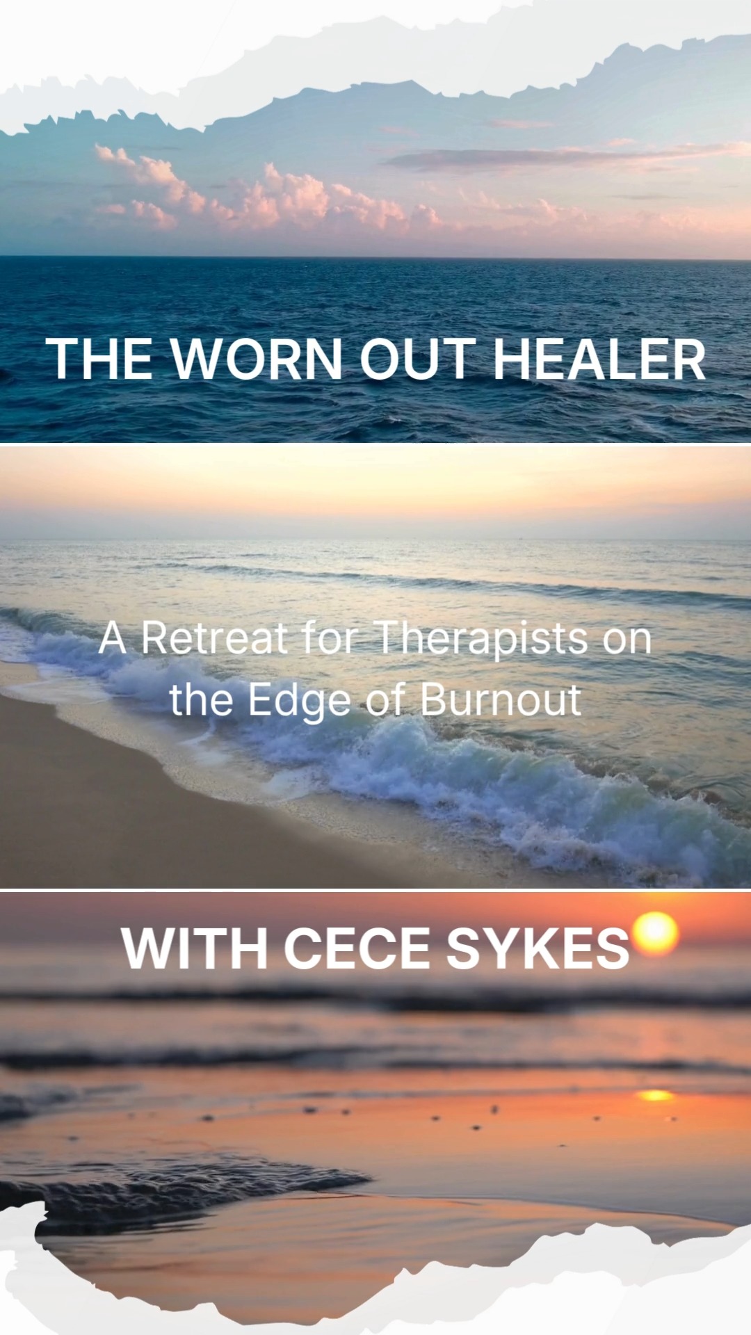 🌿 THE WORN OUT HEALER 🌿
A RETREAT FOR THERAPISTS ON THE EDGE OF BURNOUT WITH CECE SYKES, MAY - 2026
In a world that asks therapists to hold so much, where the boundary between service and Self can blur, exhaustion can quietly take root. ✨ This retreat offers a pause—a place to lay down what you’ve been carrying, to rest your nervous system, and to reconnect with the parts of you that long to be noticed, nourished, and restored. 💛
Applications are currently open for this retreat in Portugal with Cece Sykes from May 3-8, 2026. 🌅✨
#therapistretreat #healersretreat #burnoutsupport #selfcarejourney #traumatherapist #wellnessretreat #portugalretreat #mentalhealthcommunity #healingjourney #restandrestore #mindbodyhealing #nervoussystemreset #soulfulretreat #innerwork #healerswellbeing #therapistlife #emotionalwellness #retreat2026 #souliologyretreat #CeceSykes