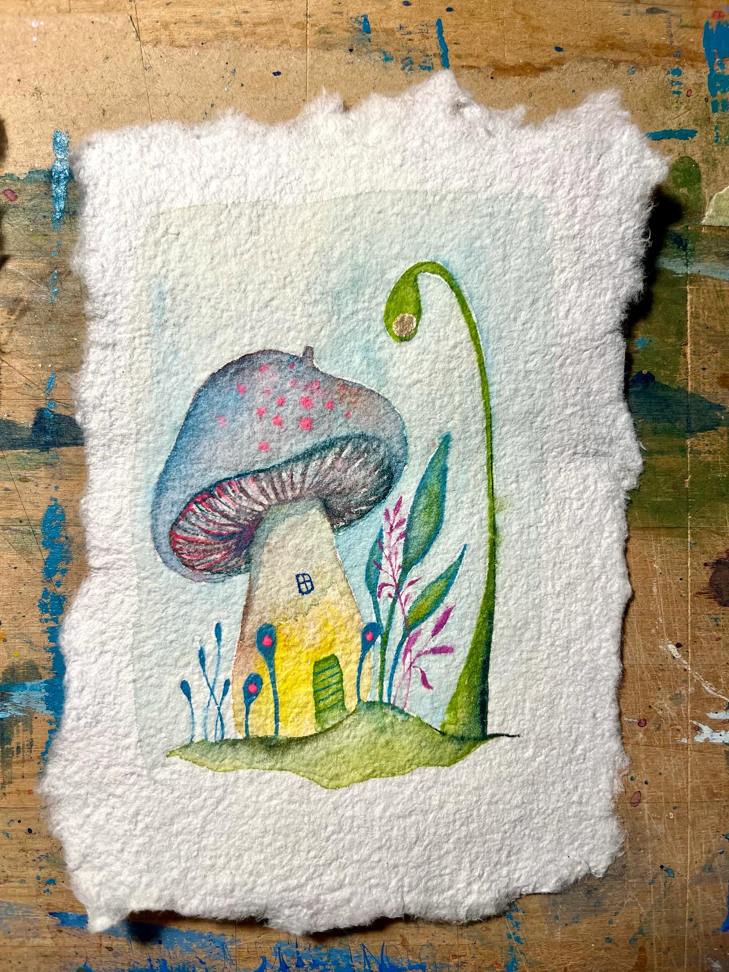 New mini aquarelles were born during this week… these came out first, but more to follow 😊