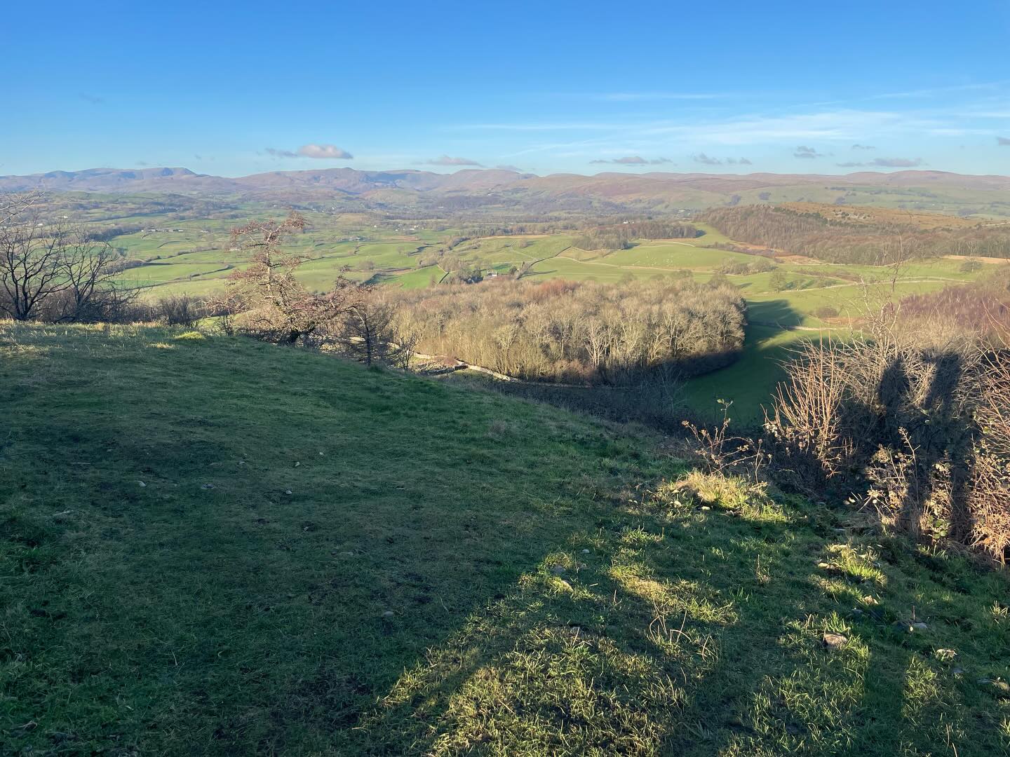 Fabulous boxing day walk, just outside Kendal. Beautiful sunny, but very cold day.