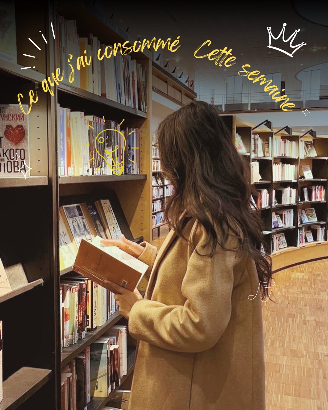 Cette semaine, j’ai pris le temps d’apprendre.
Quelques livres, des vidéos, des notes…
Je partage ici ce qui m’a fait réfléchir, ce qui m’a bousculée ou simplement plu.
Si quelque chose t’inspire, dis-le moi ✨