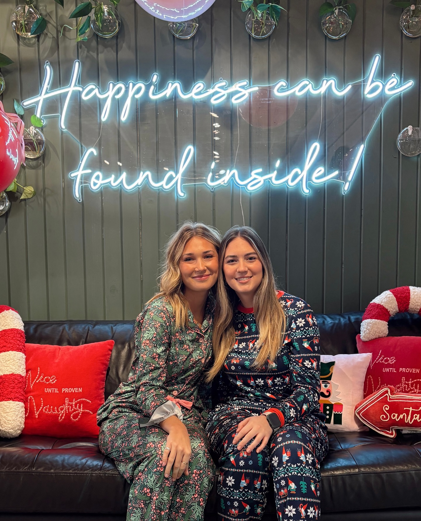 Cozy, cute, and full of Christmas cheer 🎀✨ Pajama day at work + holiday magic = perfection 💕 Don’t forget to come pick up your Christmas gifts 🎄🎁