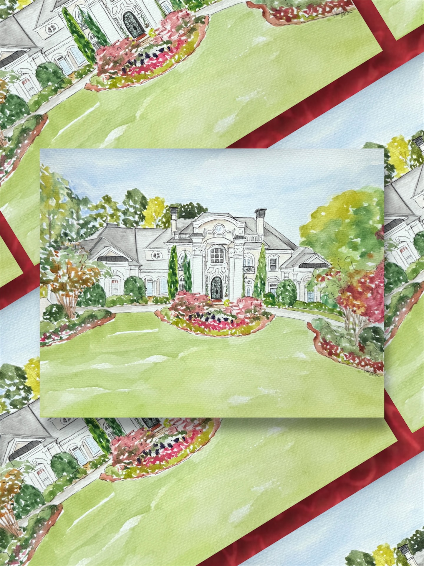 Hand-painted house portraits make the sweetest Christmas keepsakes 🎄✨
There’s still time to grab yours before the holidays!
#watercolorartist #customart #houseportrait #christmasgifts #holidaygiftideas #handpainted #artistsoninstagram #smallbusinesslove #giftguide #tuttoma