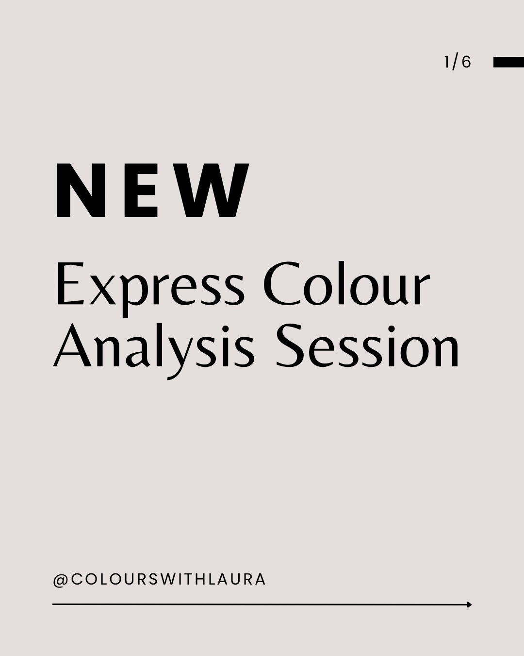 ✨ NEW: EXPRESS COLOUR ANALYSIS — £85 (45 minutes) ✨
I’m excited to introduce a fast, affordable colour session designed for anyone who wants clarity, confidence, and a beautiful PDF palette — without needing a full consultation.
This 45-minute session is perfect if you’re:
• short on time
• new to colour analysis
• curious about your season
• wanting a boost before shopping
• looking for a budget-friendly option
You’ll leave with:
🎨 Your exact 12-season result
💛 Your best colours + neutrals
💋 3 personalised makeup tones
📄 A curated PDF palette (sent same day)
📨 A short summary to guide your wardrobe
✨ Intro Price: £85
⏱ Duration: 45 minutes
📍 Location: TBC
📅 Now booking from this week
DM me EXPRESS to secure your spot, or book through my website (link in bio).
Can’t wait to help you discover your best colours! 🌸