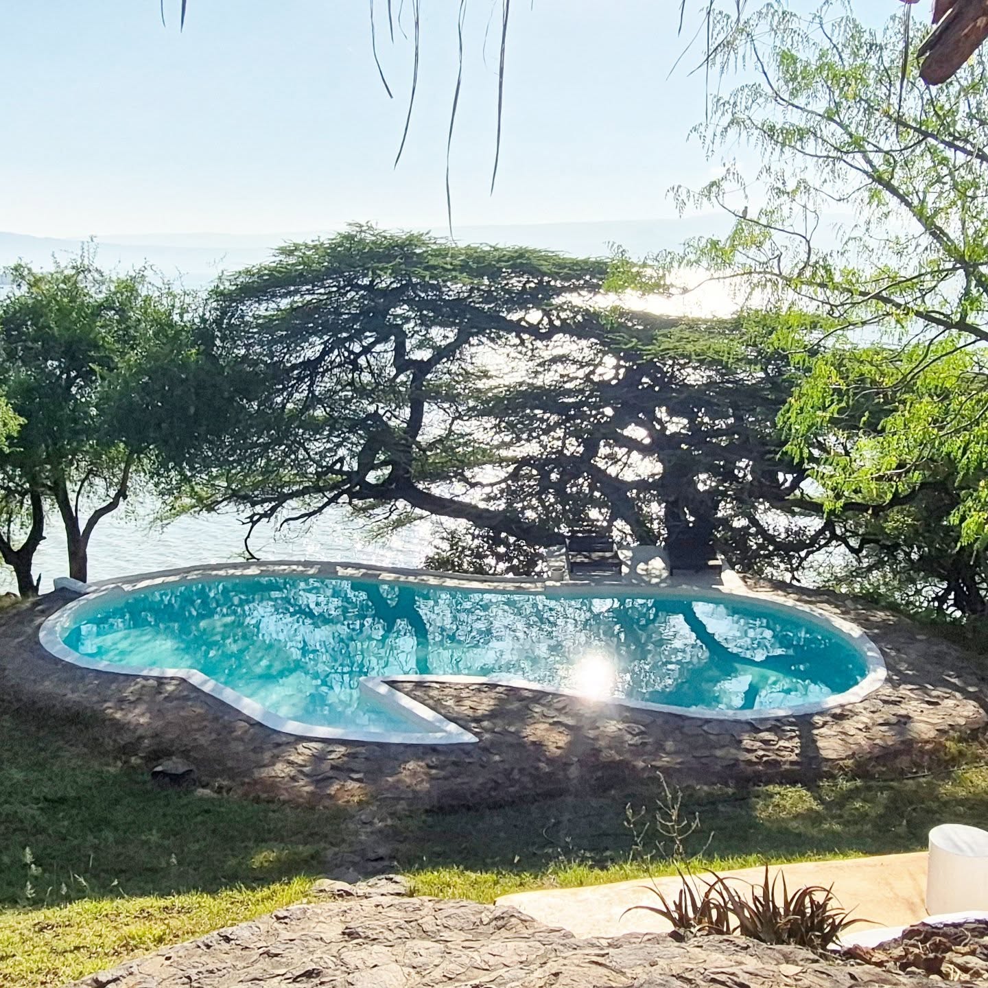 Morning light at Teddy Bear @teddybearislandkenya #teddybearbaringo #lakebaringo #greatriftvalley #amazingplaces