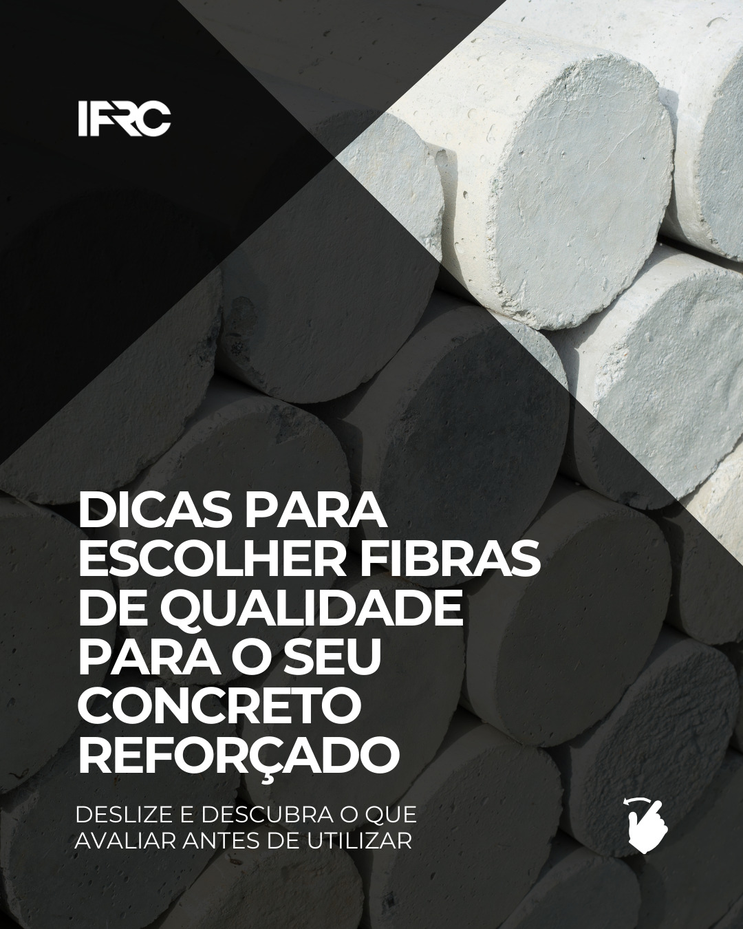 Você sabe o que diferencia uma fibra de reforço de qualidade das demais? Antes de incorporar o material ao concreto, é essencial observar aspectos técnicos e certificados que garantem desempenho e durabilidade.
No carrossel a seguir, o IFRC reuniu 5 dicas fundamentais para ajudar você a escolher fibras confiáveis e compatíveis com o seu projeto. Deslize e veja como fazer a escolha certa!