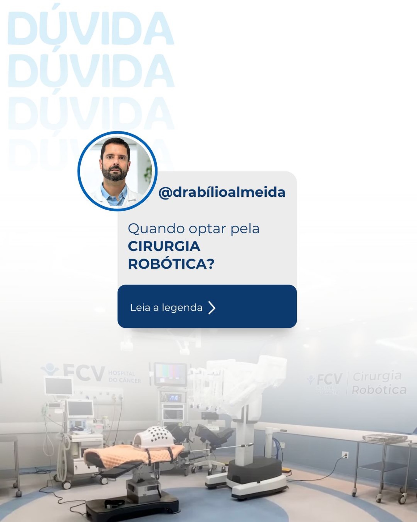 A cirurgia robótica é indicada quando buscamos mais precisão, segurança e melhor recuperação, especialmente em procedimentos urológicos mais complexos.
🔍 Em quais situações ela costuma ser indicada?
✔️ Câncer de próstata (prostatectomia radical)
✔️ Câncer de rim (nefrectomia parcial)
✔️ Câncer de bexiga (cistectomia)
✔️ Estenose da junção ureteropélvica
✔️ Procedimentos reconstrutivos urológicos
🤖 Quais as principais vantagens?
✅ Maior precisão dos movimentos
✅ Visão ampliada em 3D
✅ Menor sangramento
✅ Menos dor no pós-operatório
✅ Recuperação mais rápida
✅ Menores taxas de complicações em casos selecionados
⚠️ Importante: a cirurgia robótica não é indicada para todos os pacientes. A escolha depende do tipo de doença, estágio, condições clínicas e da avaliação individualizada com o urologista.
📍 Agende uma consulta: a melhor técnica cirúrgica é aquela que oferece segurança, eficácia e qualidade de vida para cada paciente.