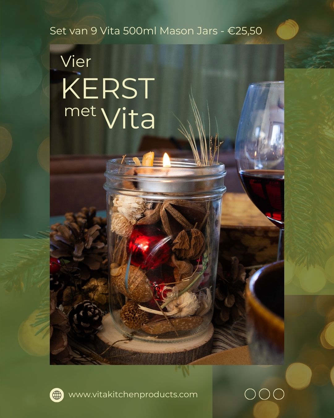 Multifuncioneel en stijlvol. De Mason jar steelt de show deze kerst!