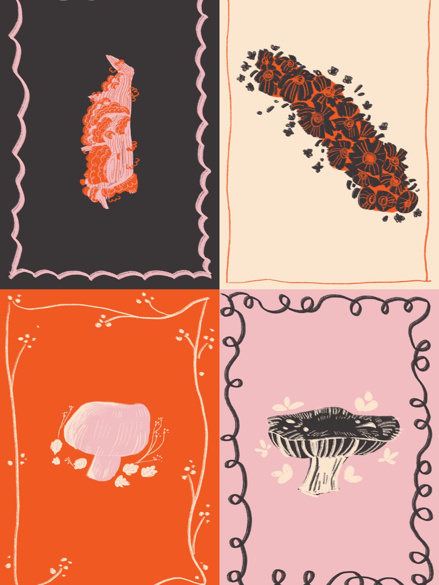 Mushroom zine progress 🍄🟫🍄
3/4
#illustration #illustrator #design #artist #designers #bookillustrator #mushroomart #mushroomlover #mushroomhunting