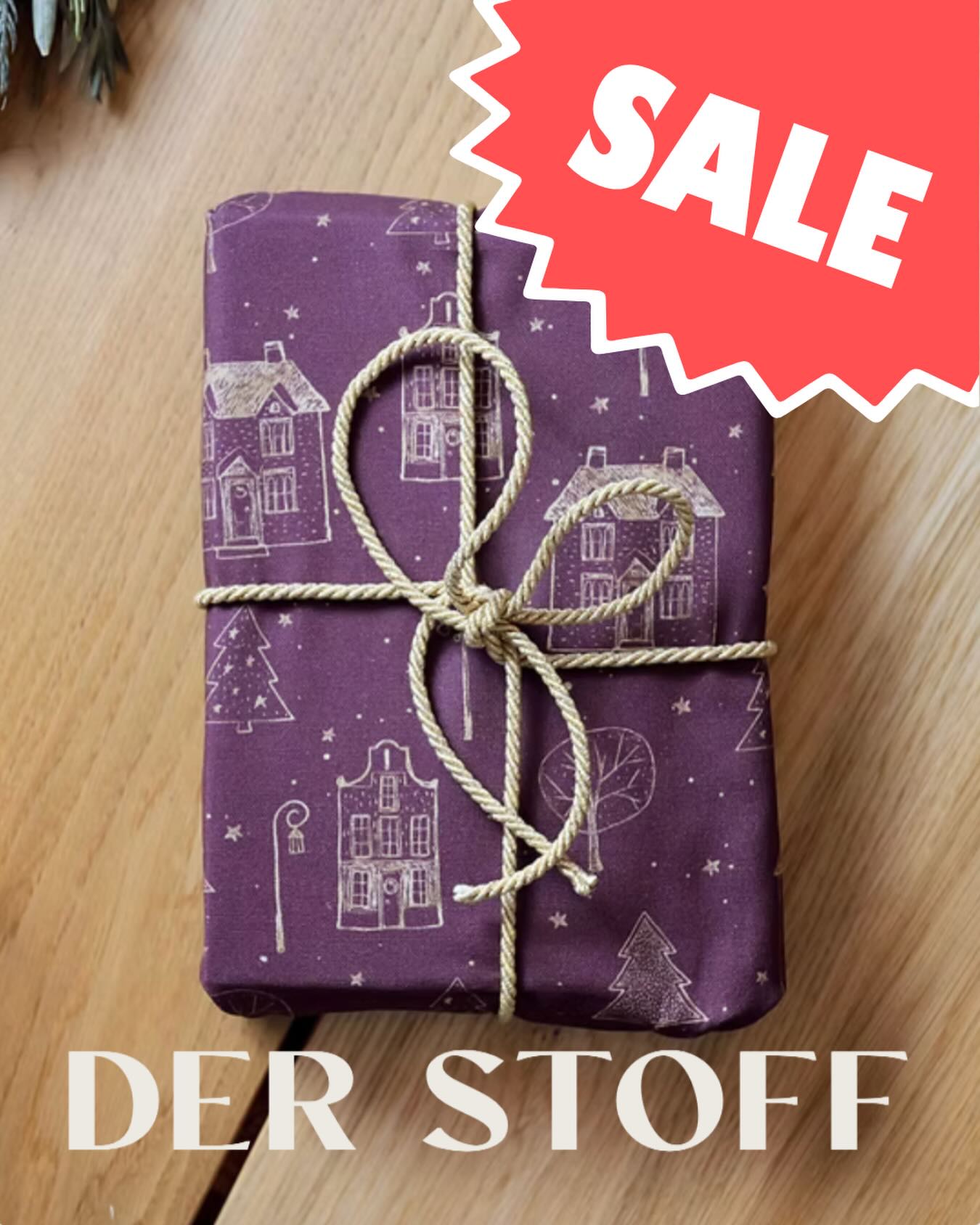 Unser Geschenkstoff SALE ist da! 🎁 🎄✨
geschenkstoff.at
•
•
•
#Geschenkstoff #nachhaltigschenken #wiederverwendbar #stoffstattpapier #keinmüll #zerowaste #ecofriendly #nachhaltig #weihnachten #Geschenk #sale