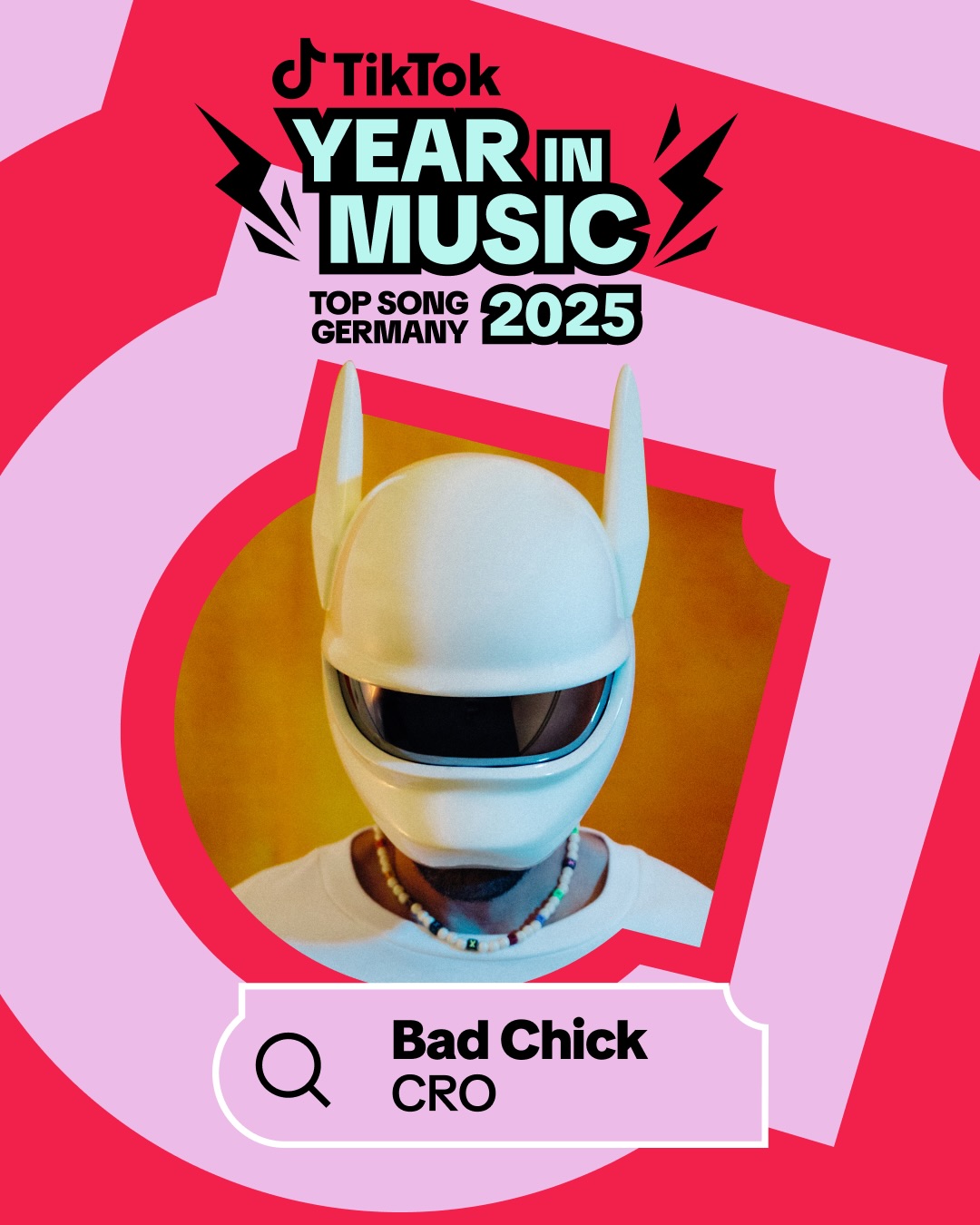 Wir sind sehr stolz sagen zu können dass wir mit @cro und seinem Song Bad Chick dieses Jahr die #1 bei @tiktok_deutschland Year in Music 2025 holen konnten.
Shoutout ans Team und die tolle Performance ❤️🚀
