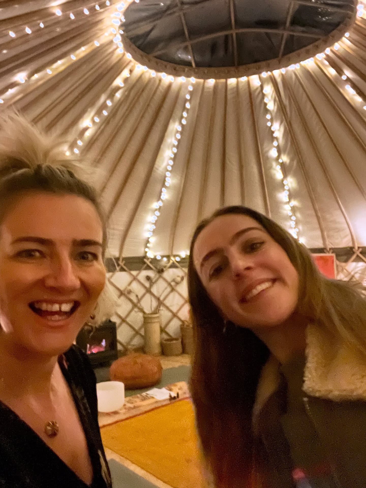 In the hush of winter, the sparks of creative magic are rising from the dark. As I’ve been weaving some magical plans for the New Year with Hannah from @whiteleafyurt ✨
Together, we’re blending the intentions of @whiteleafyurt cyclical rhythms and nature's whispers into a new collaboration, one that brings the wisdom of the earth, shamanic ritual, inner guidance, and creative making into a shared space.