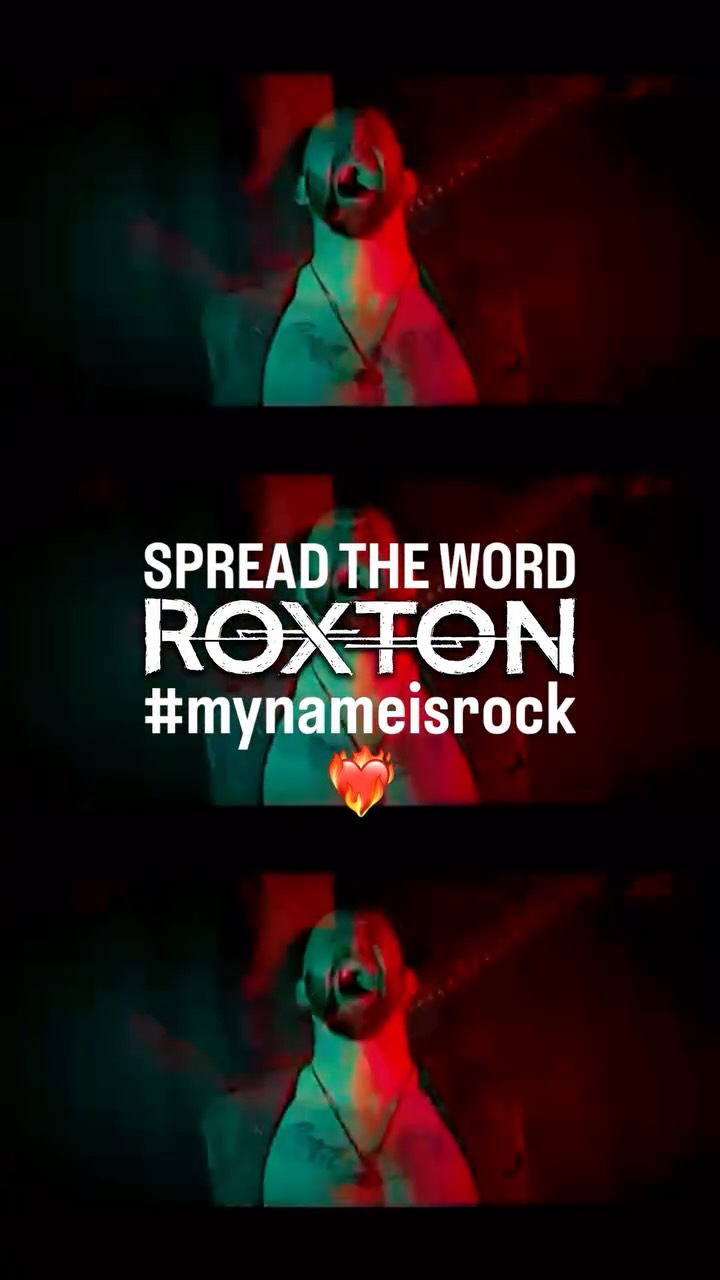 #mynameisrock OUT NOW!❤️🔥
Use the hashtag for every post you want to tell that you are part of rockmusic too! No matter if fan, musician, journalist, writer, manager, booker, location etc,🤘❤️🔥
——
#mynameisrock überall verfügbar!❤️🔥
Verwende den Hashtag für jeden Beitrag, mit dem du zeigen möchtest, dass auch du Teil der Rockmusik bist! Egal ob Fan, Musiker, Journalist, Autor, Manager, Booker, Location, ... 🤘❤️🔥
#roxton #spreadtheword #rockmusic
