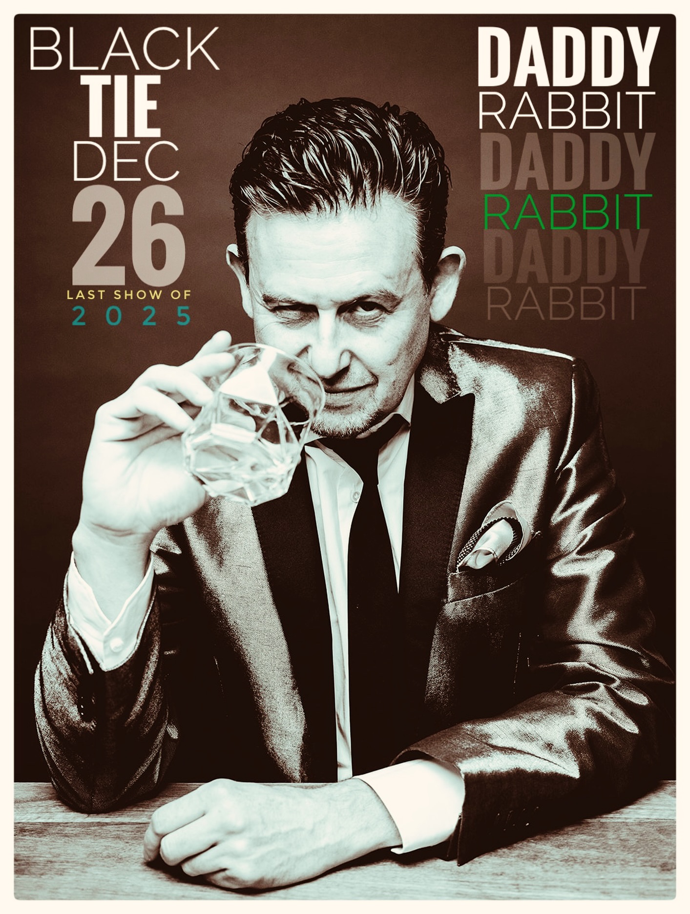 Last show of 2025. Don’t miss it. The swankiest jazz party in town. Black tie…shine those shoes….dress to kill. Emily Braden, Rahj Mason, Tatum Greenblatt, Ralph Bowen, Boris Kozlov, Rudy Royston, and Misha Piatigorsky. #blacktie #swanky #jazz #newyork #speakeasy #cocktails photo: @dashadare