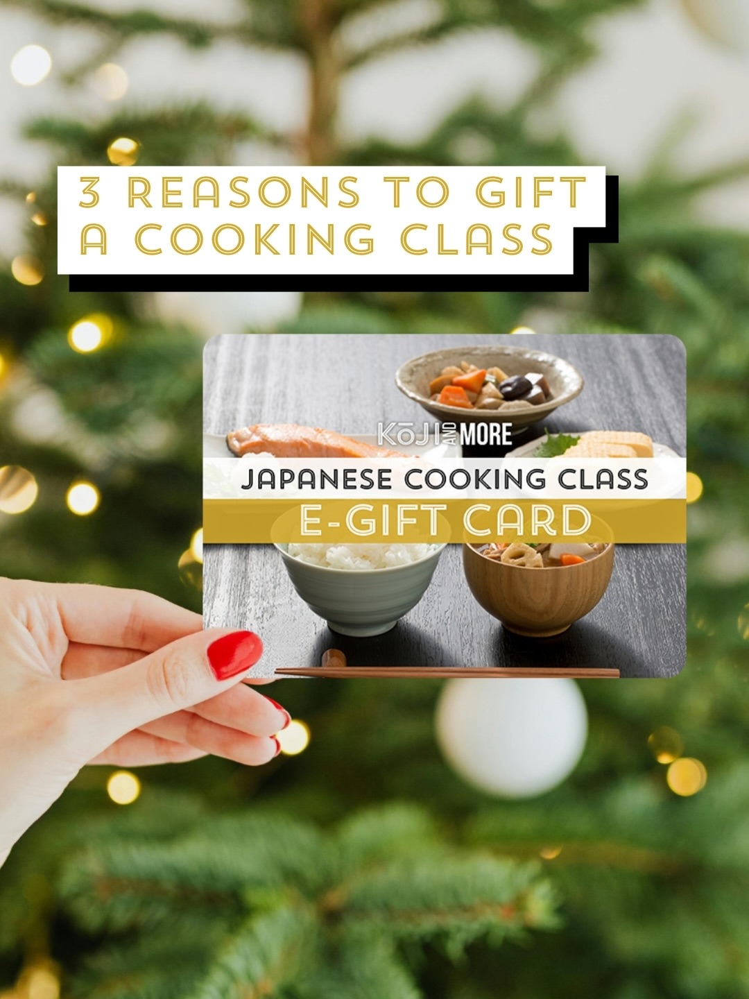 Stop guessing sizes. Start giving memories. 🎁✨
We all have that one person on our list who is impossible to shop for. Instead of another gadget that gathers dust, why not give them an experience that feeds their soul (and their belly)?
Here are 3 reasons why a Japanese Cooking Class is the ultimate gift this year:
1️⃣ It’s 100% Clutter-Free 🌿 The best gifts don’t take up shelf space. They take up space in our hearts. An experience gift is eco-friendly, zero-waste, and creates a fun memory you can share together.
2️⃣ It’s the Gift of Wellness 💪 At Koji and More, we don’t just cook; we heal. You are gifting them the ancient wisdom of Koji fermentation—teaching them how to make food that boosts immunity and supports gut health. It’s a gift that says, “I care about you.”
3️⃣ It’s a Skill for Life 🥢 A sweater lasts a season. Knowing how to steam the perfect juicy Jidori chicken or make miso soup from scratch? That lasts forever. You are giving them the confidence to create delicious meals for years to come.
✨We have launched Digital Gift Cards on our website! 💌 delivered instantly via email 🗓 recipient chooses their own date 🎄 printable option for under the tree
Tap the link in my bio to shop Gift Cards now!
#ExperienceGift #GiftGuide2025 #LakeForestCA #OCFoodies #JapaneseCooking #GutHealth #KojiAndMore #ClutterFreeLiving #CookingClassOC #OrangeCountyGifts