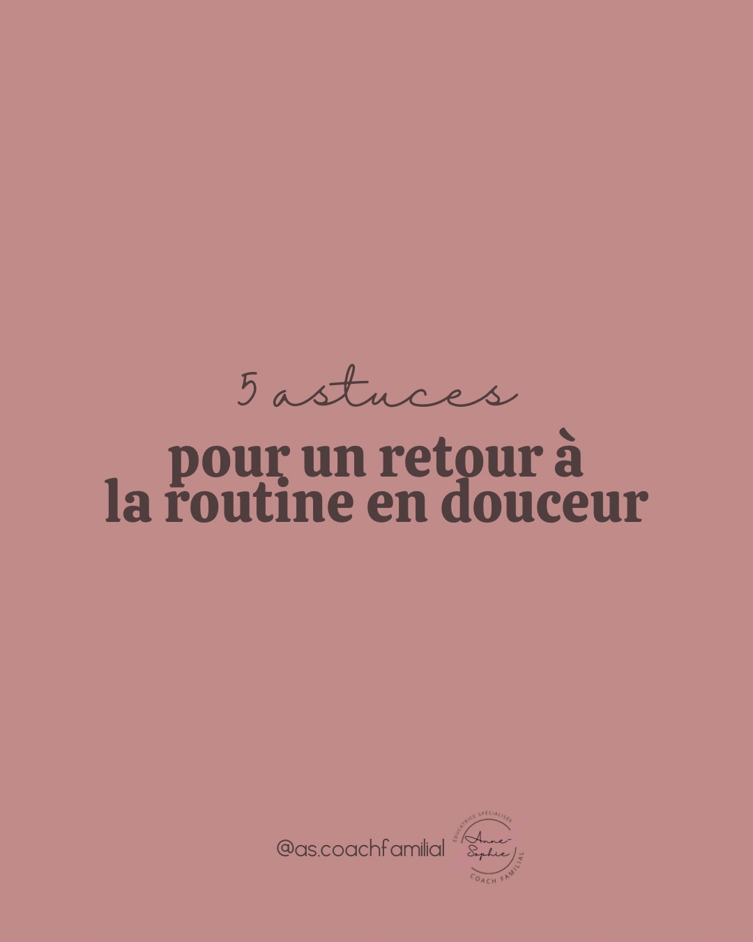 Une reprise tout en douceur, c’est possible. 🩷