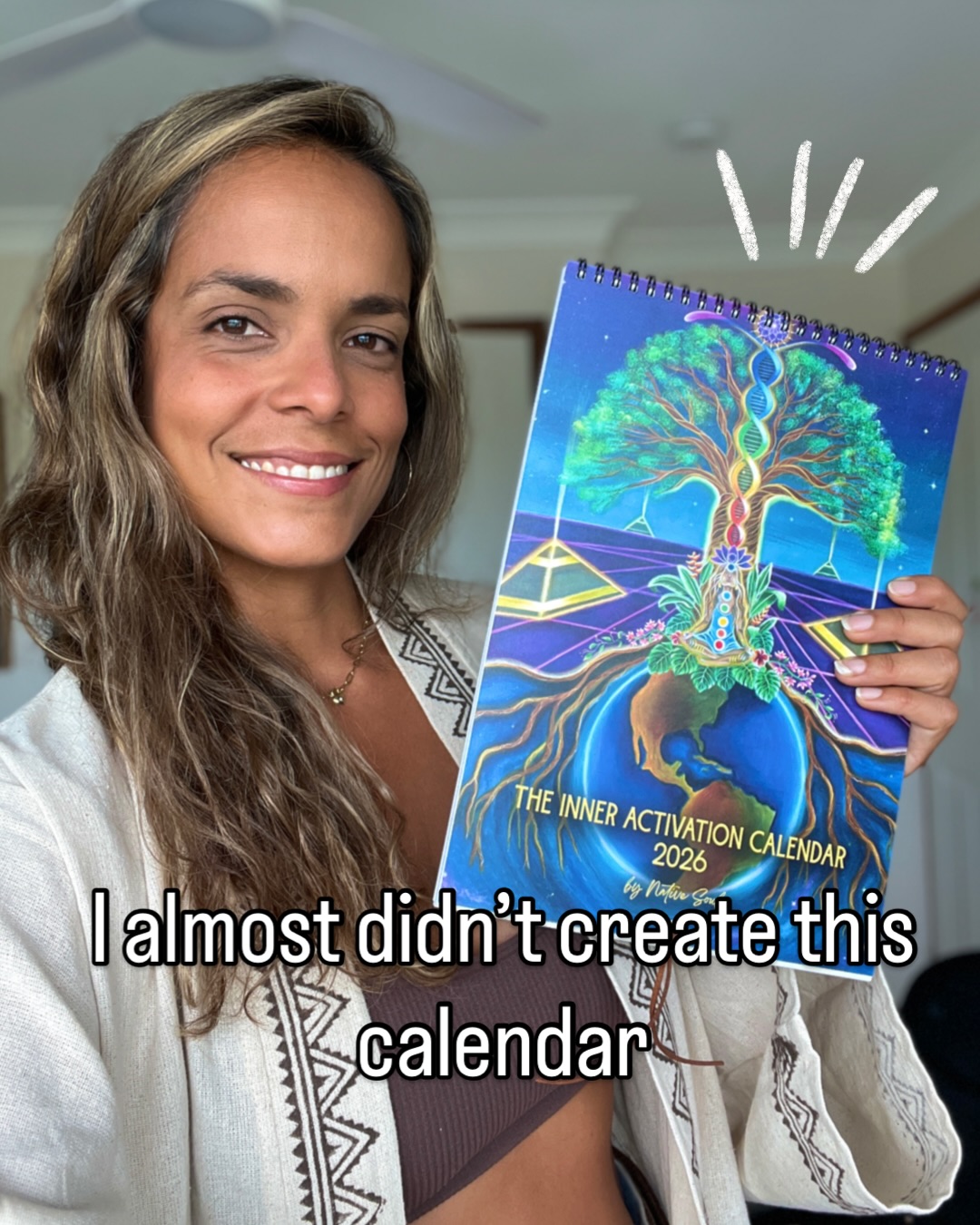 It took me a few years to finally create this calendar.
A simple idea that lived in my mind for so long… but for some reason, I thought I didn’t have enough art to fill 12 months. 🤨🤔
What a crazy thought — if there’s one thing I do have, it’s art. ✨
I guess impostor syndrome likes to visit me from time to time and hold me back. But I’m so glad that this time I said yes. And I got to witness what a beautiful success this calendar has become. 😍
✨There are 13 artworks created over the years, each one with its own story, essence, and authenticity.
Many of them were born from deep experiences, inner visions, and my journey with visionary art.
👉🏾If you’d like to grab your calendar, head to the link in my bio.
I still have a few units available.
Worldwide shipping plus great bundles available!
A very special Christmas gift. 🎁
Thank you,
Kai 🌻