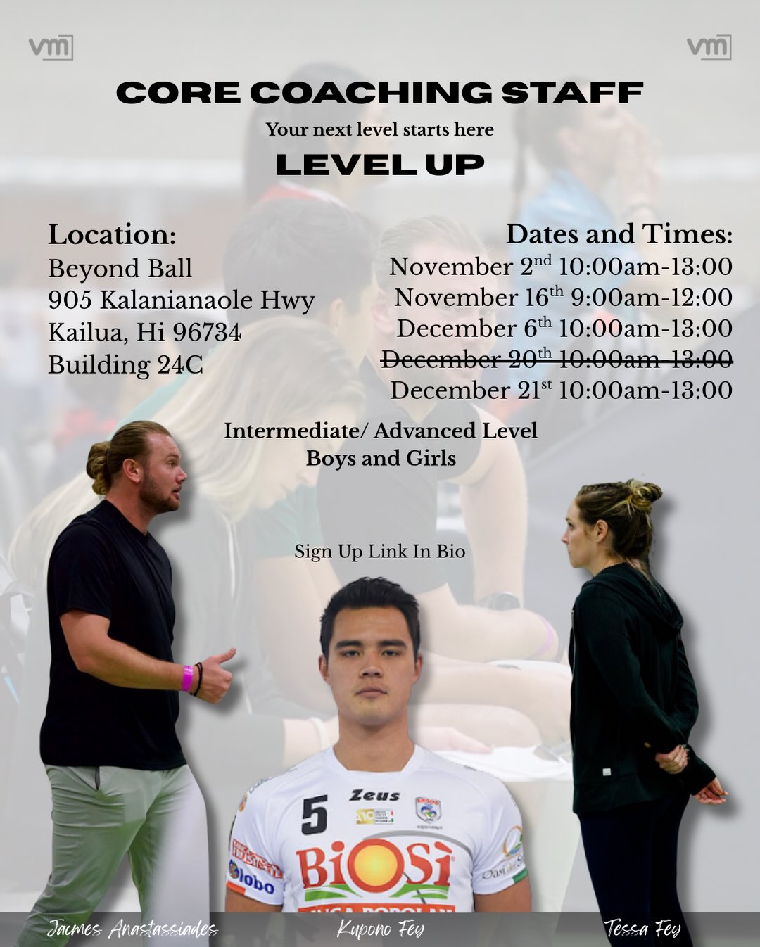 Last All skills session of the year!! We have to change the date to the 21st!! Make sure to take advantage of this session during the holidays! We have seen incredible improvement from all our players during these sessions!
.
If you have already signed up please sign up again for the 21st!
.
We will be posting skill specific sessions soon!! December 22-24th!