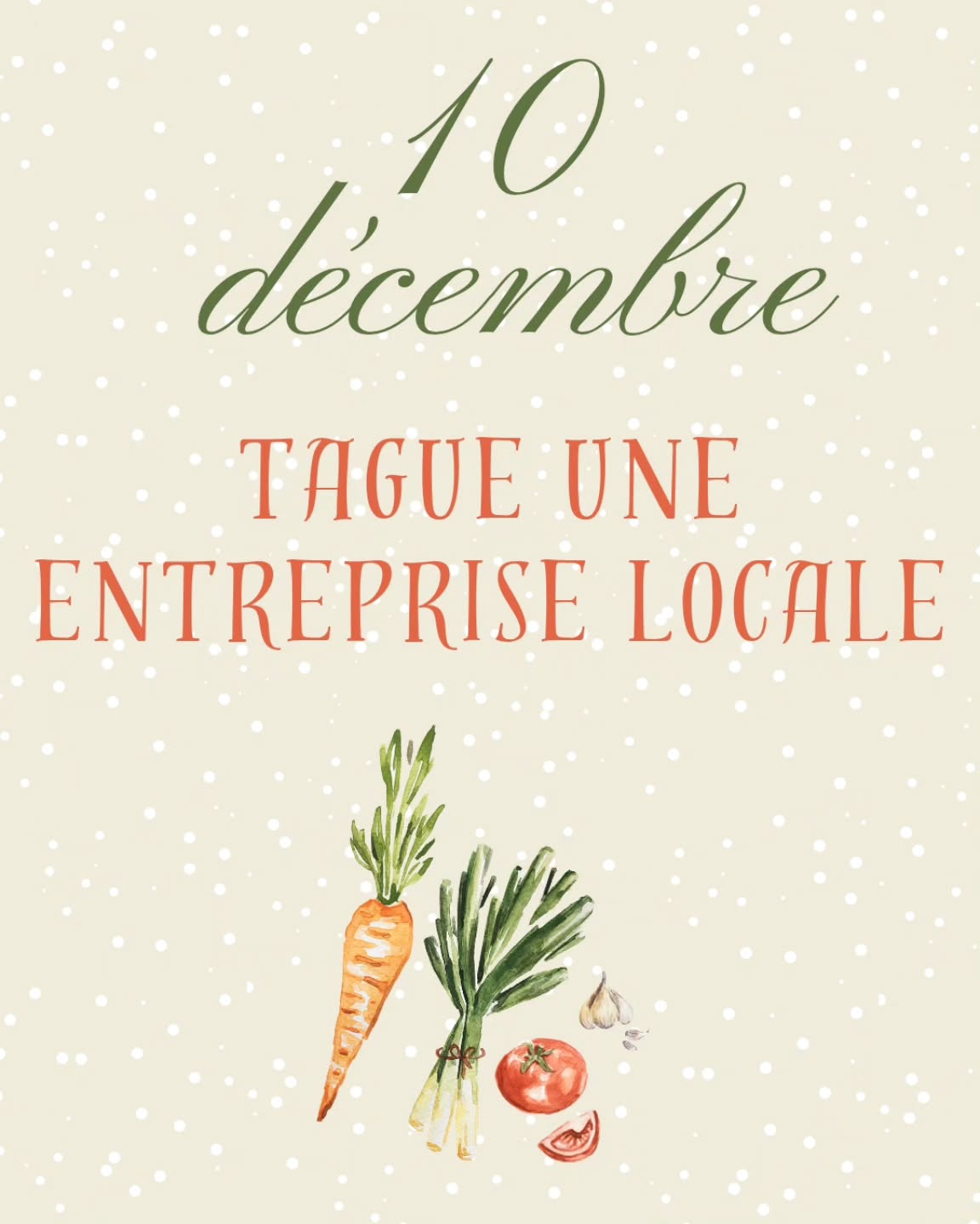 🎁10 décembre — bombardement d’entreprises locales
👉 Tague une entreprise locale que tu adores! 🥰 Ou des...
Aujourd’hui, on met en lumière les entreprises d’ici… celles qu’on aime, celles qui rendent notre région vivante, et celles qui font des cadeaux de Noël parfaits (ou des présents d’hôte qui font dire : « WOW, t’as pensé à tout! »). ;)
Allez! Laisse-toi aller! 👇