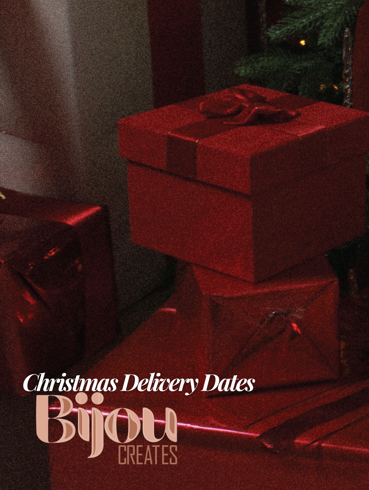 Happy Friday 💛
.Last Dates to order if you want to get your items in time !!!
.
#christmasgifting #bijoucreates