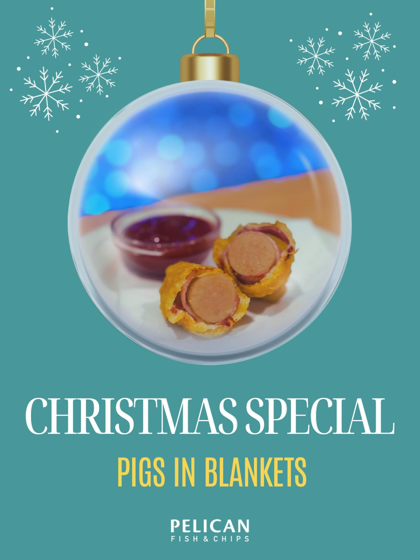 THEY’RE BACK 🤗🎄❤️
Our delicious pigs-in-blankets in a light batter, served with cranberry sauce 🤩 We also have family favourites like HOT CHOCOLATE back on the menu for the festive period 🎅🏼
#pelicanfishandchips #festivefood #supportlocal