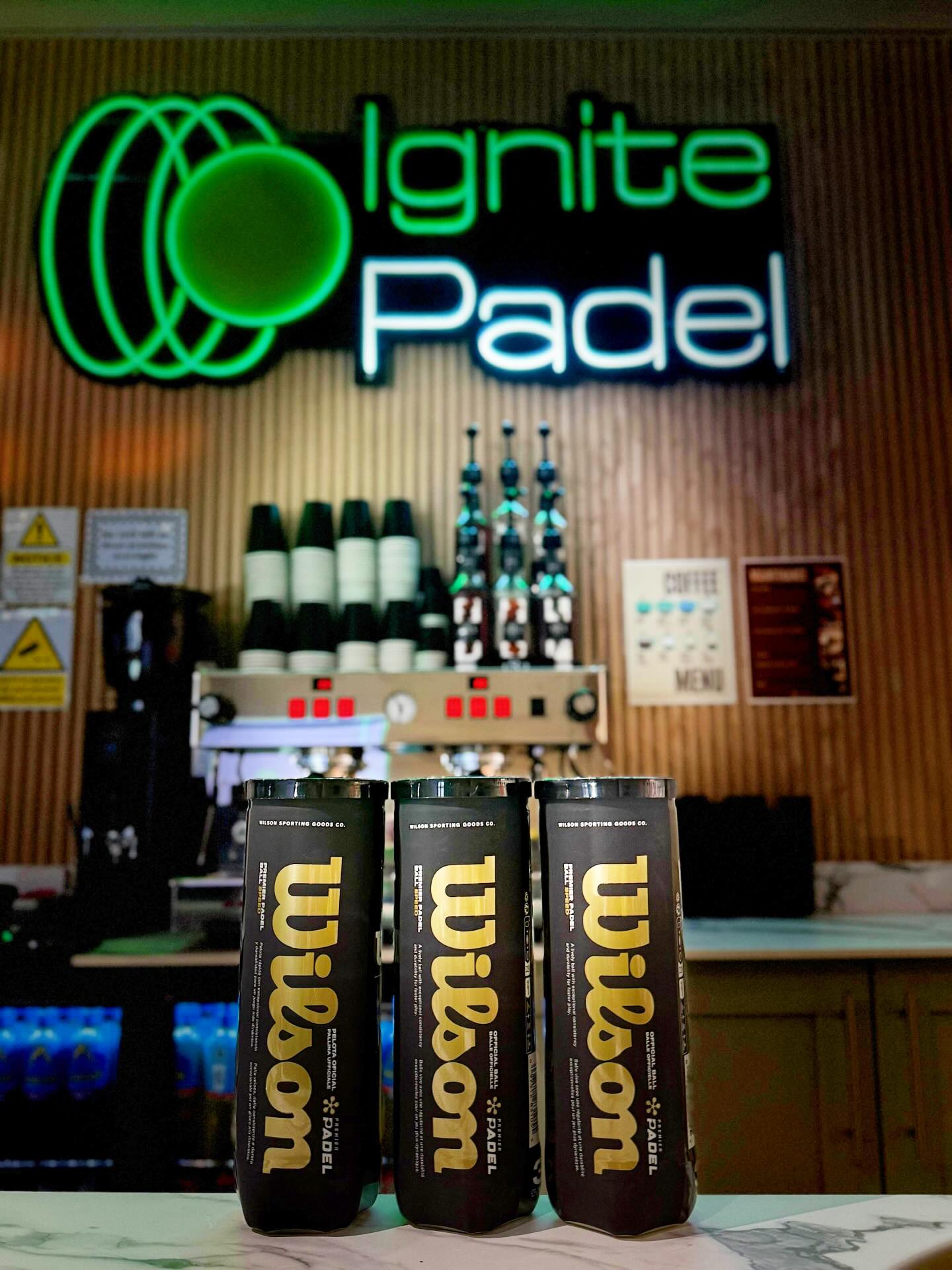 W I L S O N - THE OFFICIAL PREMIER PADEL BALL 🎾
NOW IN STOCK IN ALL OF OUR VENUES
OUR FIRST DELIVERY FROM @wilsonpadel 📦
EXCITED TO SEE WHATS TO COME 🚀