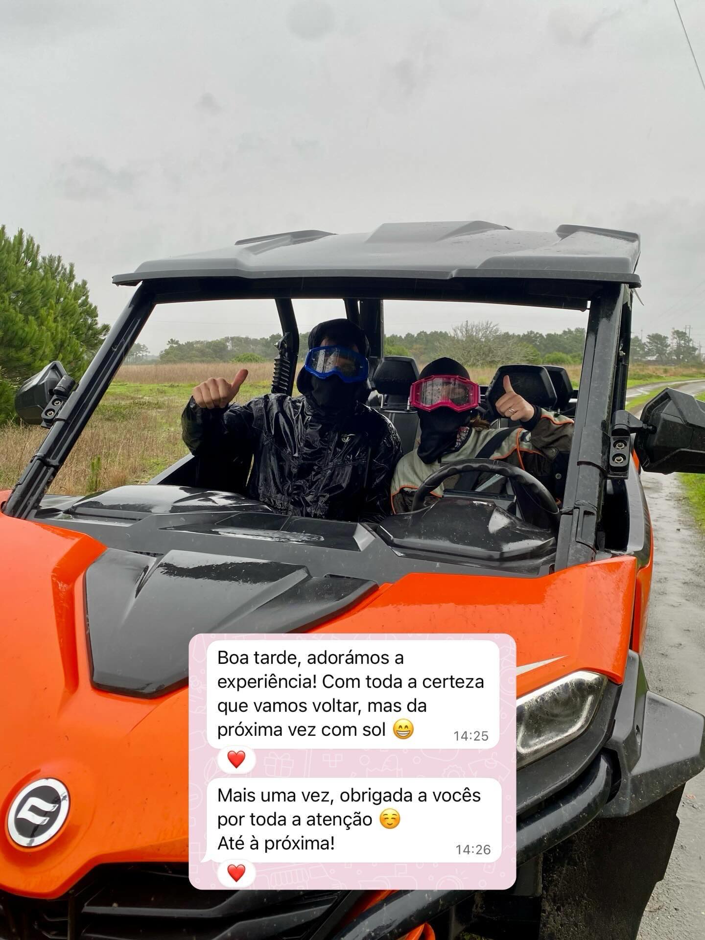 Aniversário com chuva? Sim. Mas também com aventura, paisagens de cortar a respiração e memórias para sempre! 🤩🎉
Eles escolheram celebrar de forma diferente: com emoção, natureza e muita cumplicidade.
A North Coast Tour foi o presente perfeito… mesmo debaixo de nuvens 💙
E tu, como gostavas de celebrar o teu aniversário?
#swemotions #buggytoursalentejo #sines #northcoasttour #alemtejolovers #alentejo