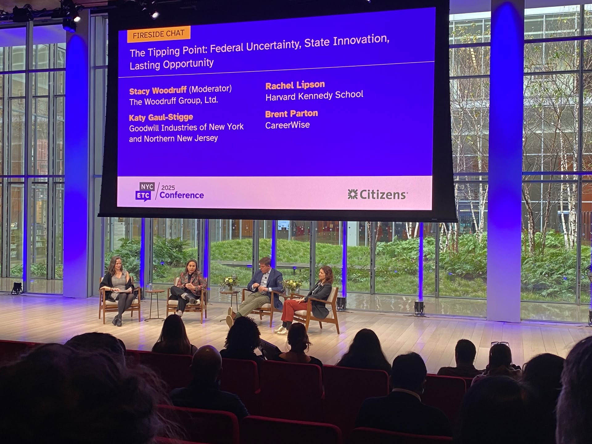 ACI staff are on the ground at the @nycetc_org 2025 Conference — and we’re proud that our own Program Director Leighanna Gross helped support this incredible citywide gathering.
Day 1 reminded us what’s possible when workforce providers, employers, policymakers, and community leaders come together with a shared mission: expanding opportunity for all New Yorkers.
Day 2 is already underway, and the conversation continues: Focusing on how we advance true affordability through quality jobs, fair wages, and long-term wealth-building across our city.
ACI is proud to stand alongside partners across the ecosystem who are committed to removing barriers, uplifting overlooked talent, and building a stronger, more inclusive workforce.
🔗 Tune in and join the conference live: conference.nycetc.org
.
.
.
#NYCETC #NYCETC25CONF #WorkforceDevelopment #EconomicDevelopment #NYJobs #NYCWorkforce #CommunityImpact