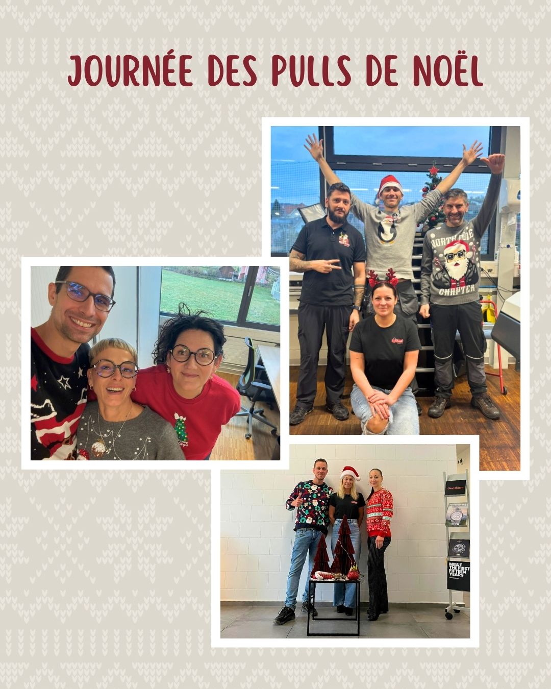 A l’approche des fêtes de Noël, l’ambiance est festive chez Minder Micro Tec 🧥🎄
#mindermicrotec #teamminder #journeedespullsdenoel