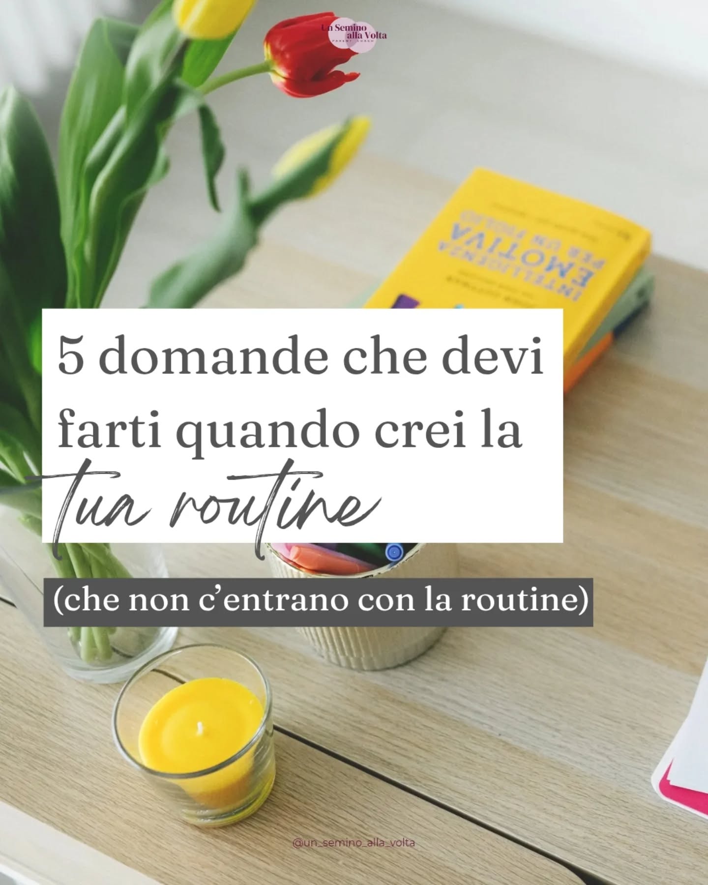 Quando pensiamo alla routine con i bambinə entriamo subito nella dimensione del pratico:
liste, passaggi, orari, minuti scanditi.
Ed è vero: una routine ben fatta ci aiuta ad arrivare in tempo, a organizzare le mattine, a dare un ritmo alle giornate.
Ma prima dei “to do”, prima delle corse, prima della sequenza perfetta… serve porsi LE domande giuste.
Quelle che ti permettano di creare o trasformare una routine da schema rigido e preimpostato a strumento che possa diventare supporto per la relazione, il benessere e la presenza: una routine in cui non c'è solo “cosa fai” ma anche "chi sei".
.
.
.
✨ Vai al link in bio 🔗 e scarica la Checklist delle Routine Gentili ✨