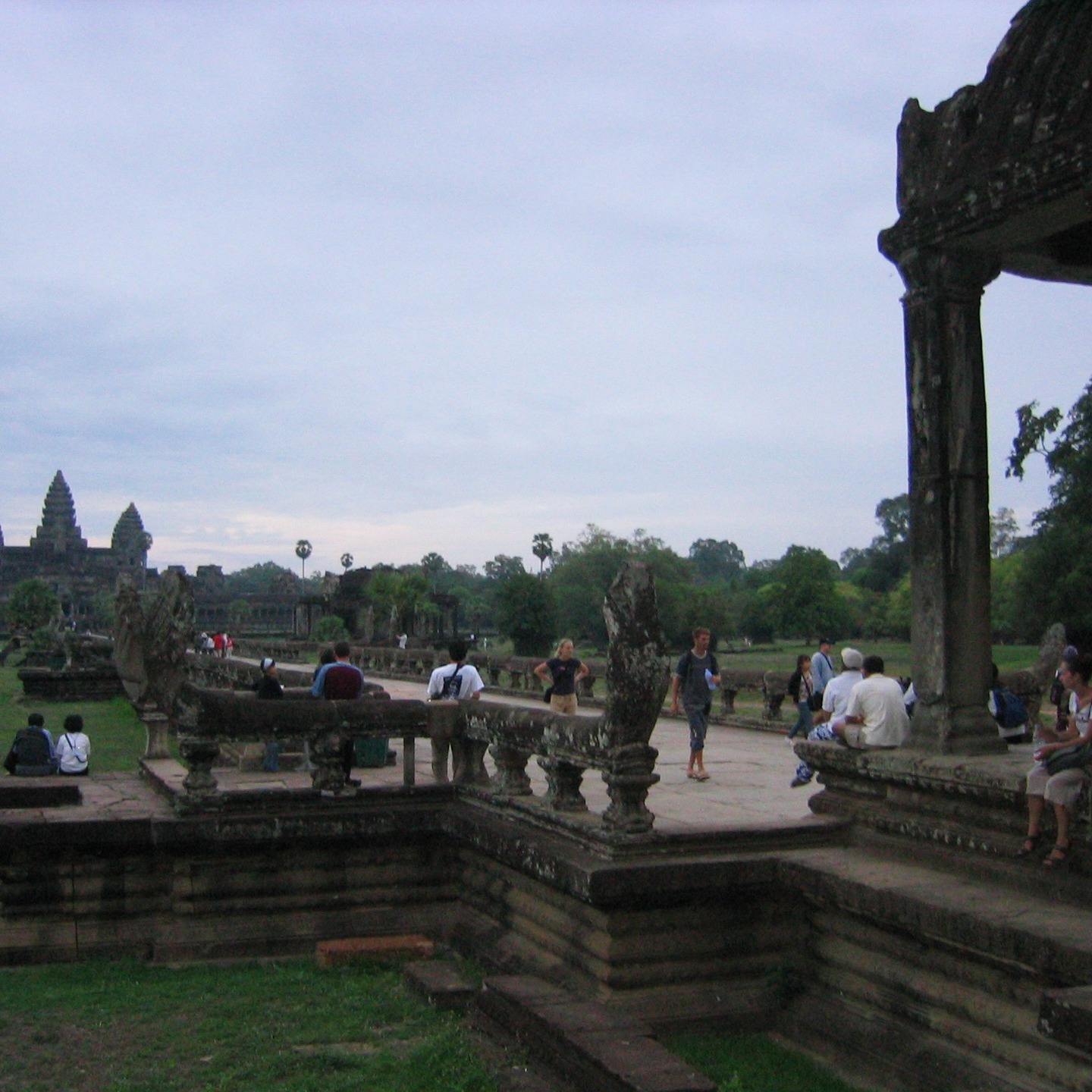Passage from Travels in the Land of Hunger: A backpacker's earthbound journey from the East to the West 🌏📖
The Temples of Angkor Wat
Friday, May 21, 2004
Robert and I woke up at five in the morning. About a half hour later, we left our hotel with our moto-taxi drivers to catch the sunrise over the sandstone towers of the temple complex of Angkor Wat, the largest religious structure in the world.
We rode through Siem Reap, watching the sky turn from the black of the night into the light blue of an early morning. We arrived at the massive Hindu-turned Buddhist temple and saw other backpackers converging upon the site for the sunrise. Vendors approached us and tried to sell anything from T-shirts to flutes to breakfast at an outdoor café.
Walking on a stone bridge that led to Angkor Wat, we were immediately impressed by the size and scale of the square moat that surrounded the complex.
#TravelsInTheLandOfHunger #travelmemoir #memoirwriting #indieauthor #bookexcerpt #backpacking #backpackinglife #solotravelers #travelphotography #cambodia #cambodiatravel #adventuretravel #traveldiaries #siemreap #angkorwat #angkor #angkortemples