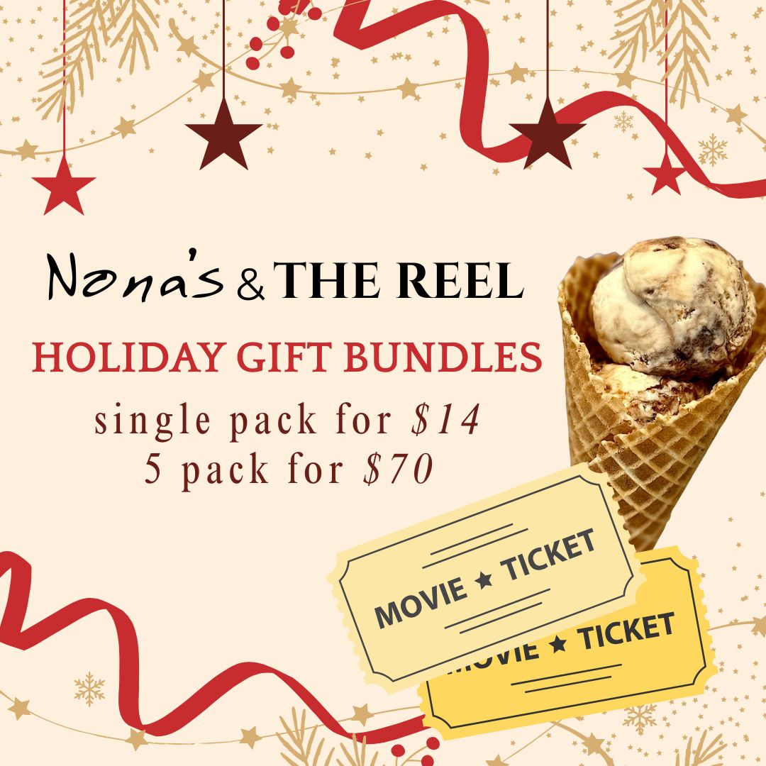 Looking for the perfect local holiday gift? Seems like a job for ice cream and a movie! Gift card bundles available at Nona’s in Scituate. @reel_theater