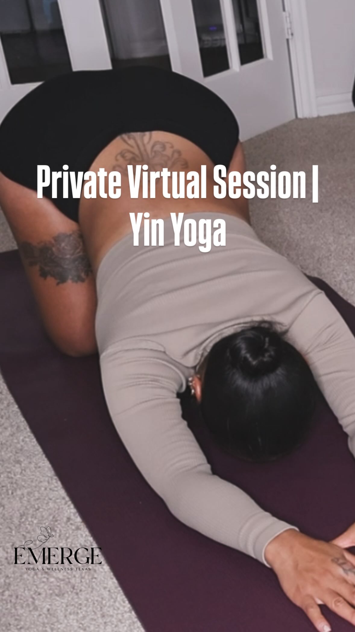 A moment of stillness with Elyse! 🌿 Her private virtual Yin Yoga session focused on stress relief, mobility, and opening the shoulders + back.
Yin meets you where you are, meaning inviting your body to slow down, release, and restore balance from within.
✨ $45 first-time private sessions
📩 DM to book or visit link in bio (emergeyogatx.com).
#EmergeYoga #YinYoga #PrivateYogaSession #RestorativeHealing #MindBodyConnection #DallasYoga #YinIsMedicine
