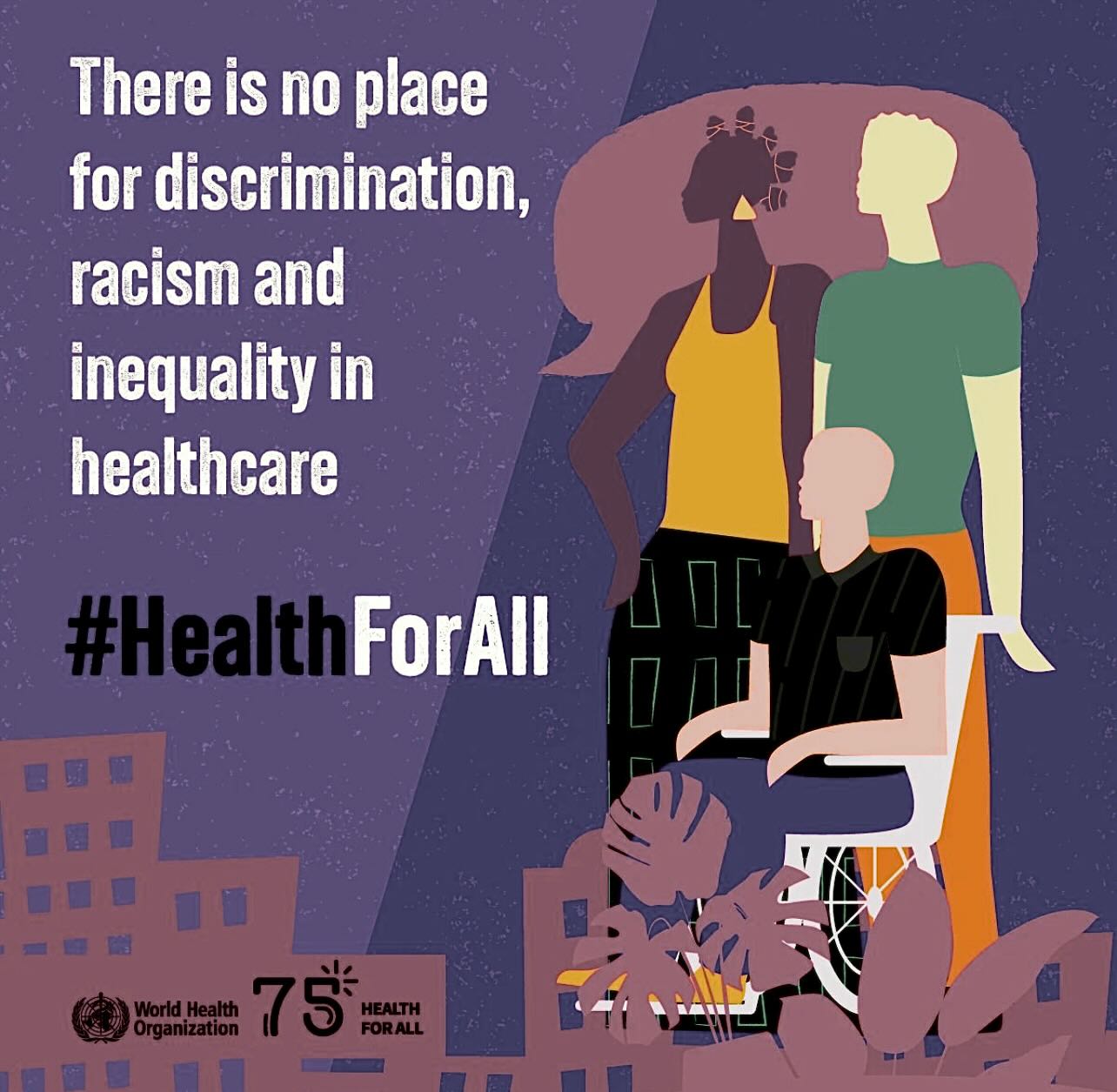 Today is #HumanRightsDay.
Health systems must protect all people with dignity, safety and respect.
Discrimination, racism and inequality have no place in healthcare EVER.
Speaking up for safe and quality care for yourself and others bring us closer to #HealthForAll.
Learn more ๐bit.ly/4pkCSM6