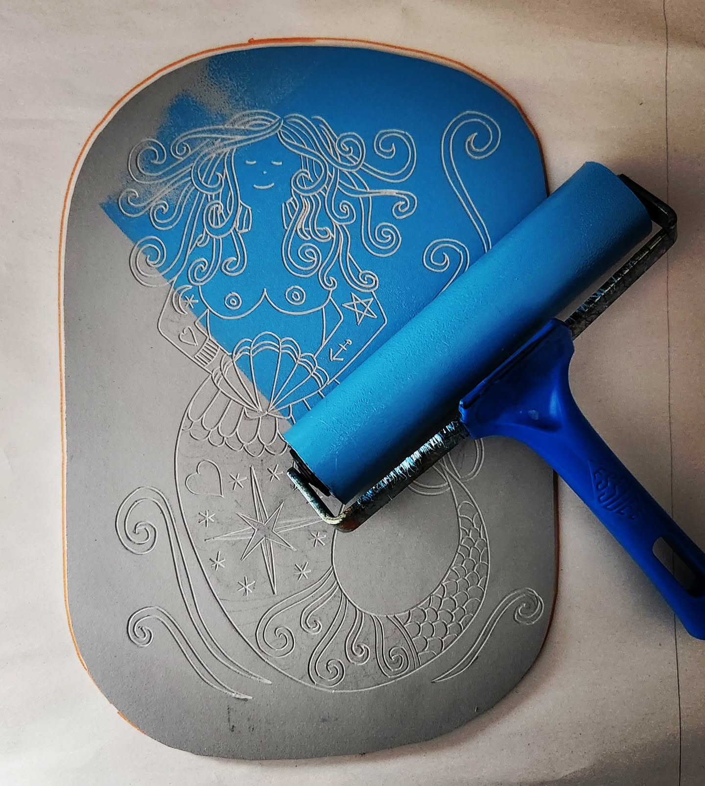 Here we go...
#mermaid
#caligo
#linocur