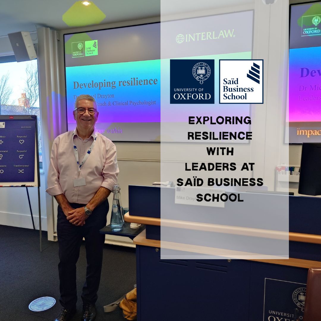 Resilience in law is often confused with toughness.
Psychologically, it is something different.
It is the conversation between head, heart and gut when pressure is high.
I ran a session on resilience for partners of law firms at Saïd Business School, Oxford this week.
Under stress, we don't have one reaction...
👉 A part wants to push on
👉 Another feels tired
👉 A voice demands perfection
👉 Another just wants to finish
Resilience is not forcing the strongest voice to win. It is noticing them and choosing calmly rather than reacting.
We have three brains (not in a literal sense, but as a helpful analogy):
🔵 Head for thinking
🔵 Heart for feeling
🔵 Gut for instinct
When pressure rises, thinking narrows and emotional tone matters more. A small comment can trigger doubt. The gut reacts first, shoulders tense, breath shortens. Resilience begins by noticing those signals early.
Even strong people break in the wrong culture. Stress is often treated as an individual flaw when it is often a cultural one. If overload is rewarded, something gives...sleep, health or relationships.
Better questions for leaders are:
🔴 Do they have space to recover
🔴 Which parts of people get triggered
under pressure
🔴 Do we value emotional steadiness as much as output
Resilience grows when people feel safe, supported and able to use all parts of themselves. Leaders shape that every day.
Which voice takes over when you are stressed?