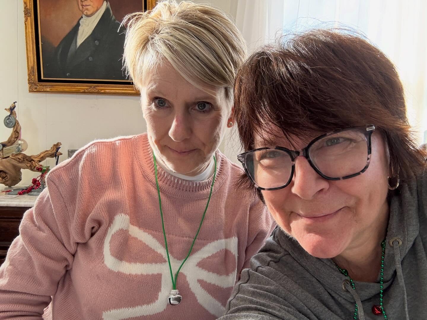 Our team leader Kelly Woods Vaughn for the Christmas home tours for Colonial Beach Historical Society and Museum