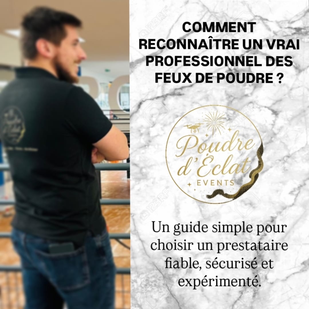 Comment reconnaître un vrai professionnel des feux de poudre ?
Votre événement mérite un prestataire sérieux, assuré et maîtrisant parfaitement ces effets spéciaux.
Chez Poudre d’Éclat Events, nous mettons la sécurité, la qualité et l’accompagnement au cœur de chaque prestation :
• Produits certifiés et non toxiques
• Distances de sécurité strictes
• Assurance RC Pro adaptée
• Conseils et démarches administratives si nécessaires
• Coordination avec le domaine, DJ et photographe
• Mise en scène personnalisée & timing millimétré
✨ Notre objectif : créer un moment fort, esthétique et totalement sécurisé pour sublimer votre entrée ou votre ouverture de bal.
Pour plus d’informations ou réserver : contactez-nous en message privé. #mariage2025 #mariage2026 #poudredeclatevents #feuxdepoudre #animationmariage #weddingprovence #mariagepaca