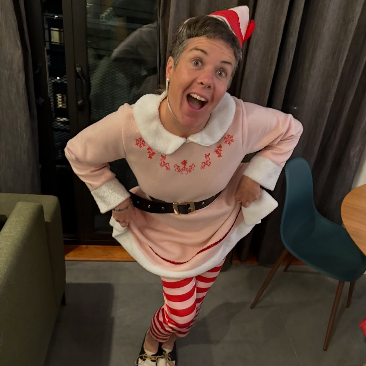 Meet one of our owners Jovie aka Tess. She’s one of the vital organs of Broken Hill. She knows that “The best way to spread Christmas cheer is singing loud for all to hear” Merry Christmas Tess aka Jovie!