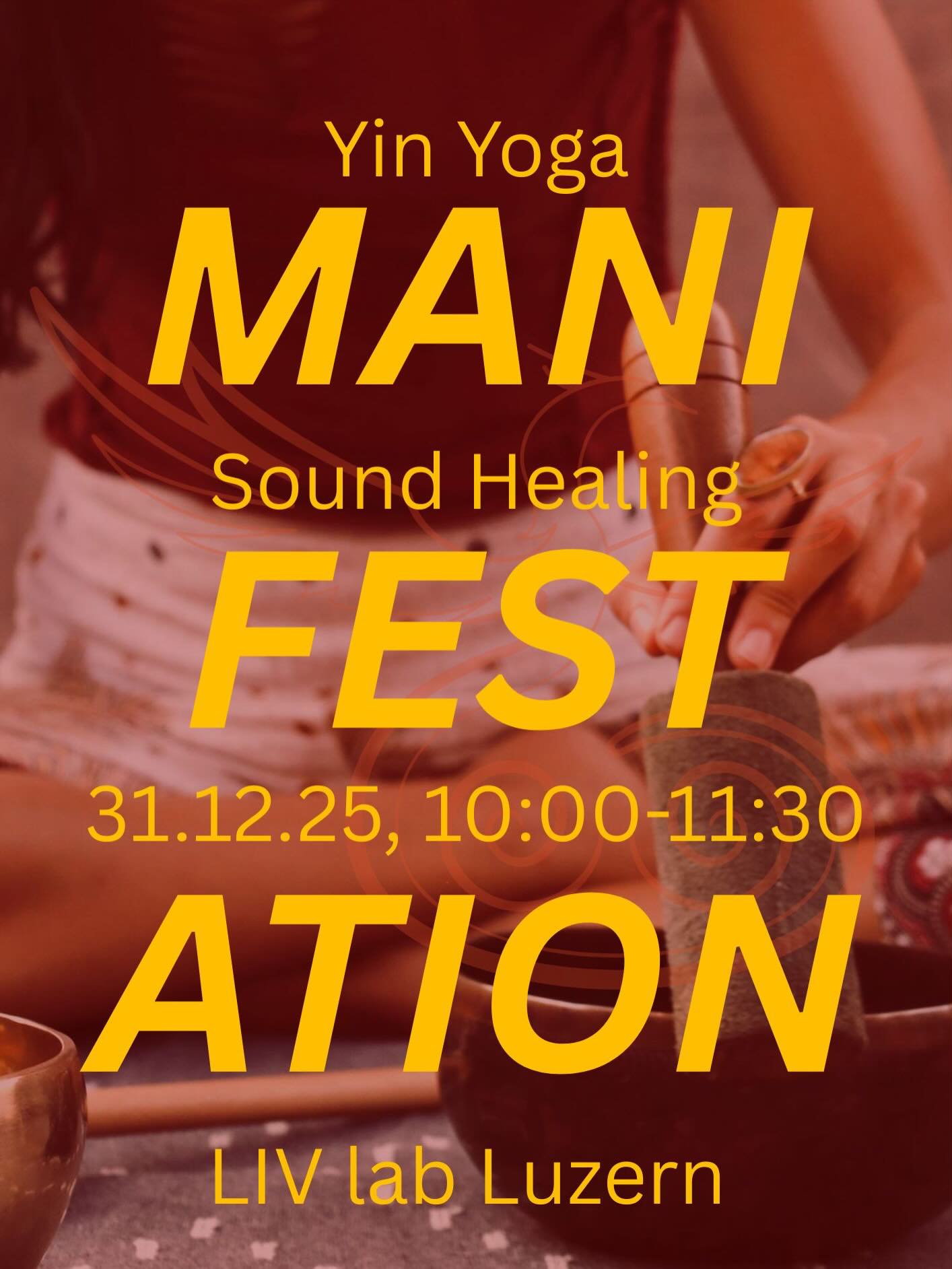 ✨ Dein Neuanfang beginnt nicht am 1.1. – er beginnt in dir.
Viele reden über Manifestation. Aber kaum jemand spricht darüber, wie sie wirklich funktioniert.
🌿 Wahre Manifestationskraft entsteht nur, wenn du voll und ganz präsent bist.
Im Hier & Jetzt. Nicht zerrissen zwischen Gestern und Morgen, zwischen Zweifel und Wunsch.
🌀 In dieser Session erforschen wir gemeinsam die Räume, in denen du deine Präsenz verlierst und holen sie mit bewusster Atmung, tiefen Yin-Asanas und einer heilenden Soundjourney liebevoll zurück zu dir.
Wenn du mit einer klaren, geerdeten Intention ins 2026 starten möchtest: Das ist dein Moment.
✨ Yin & Soundhealing – Präsenz & Manifestation
📅 31.12.2025
⏰ 10:00–11:30
🧘 @livlabschoolofwellbeing mit @alexicecchinibravo & @lebenkreieren.ch
👇 Sichere dir jetzt deinen Platz – und öffne die Tür für ein Jahr voller Erfüllung.