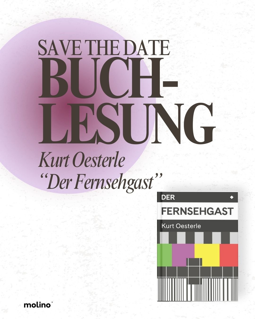 Kurt Oesterle nimmt euch mit in die aufregenden 60er-Jahre und in die Geschichte eines Jungen, der in die Welt des Fernsehens eintaucht.