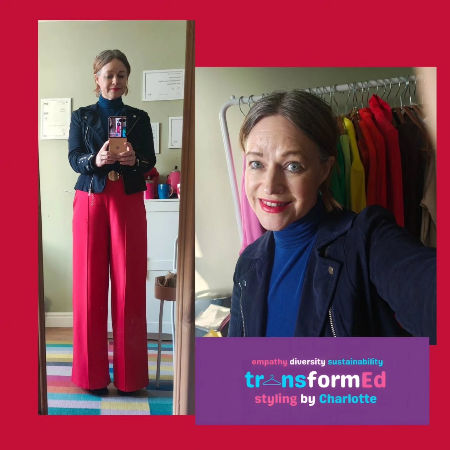 Tis the season to wear red on repeat.
โค๏ธ
Personal Styling Hull
Colour Analysis
Sustainable Styling