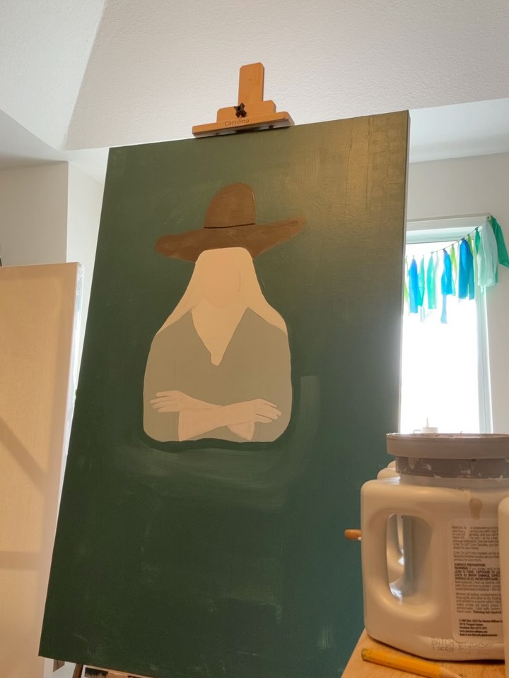 Just letting this one be what it is. Still working on it but keeping this one pretty minimal.
#art #texaspainter #folkart #contemporary #artforsale